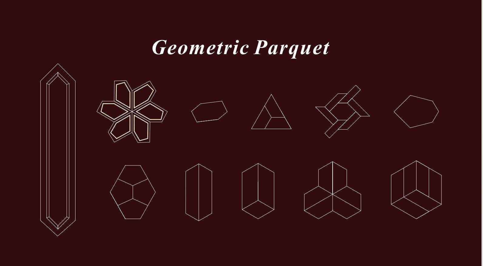 几何拼花地板 天誉地板 Geometric Parquet